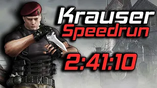 Resident Evil 4 Speedrun World Record as Krauser in 2:41:10