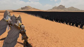 10 ANGELS vs 50,000 SAURON - Ultimate Epic Battle Simulator 2 | UEBS 2