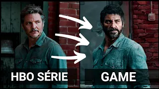 SÉRIE HBO X GAME 😱 THE LAST OF US COMPARAÇÃO DOS PERSONAGENS