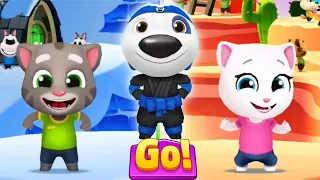 Talking Tom Fun Fair a Talking Angela a Talking Tom a Talking Hank a Officer Hank Gameplay