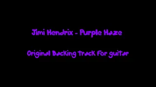 🔴Jimi Hendrix - Purple Haze (Original Backing track for guitar)
