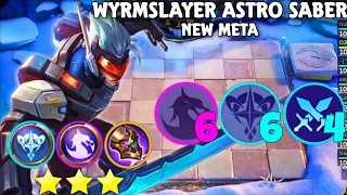 HYPER 3 STAR ASTRO WYRMSLAYER SABER | UNLIMITED BURST DMG | MLBB MAGIC CHESS