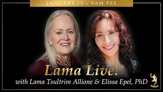 Lama Live! January 15, 2023 with Lama Tsultrim Allione and Elissa Epel, PhD