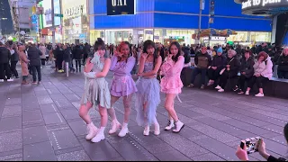 [kpop in times square nyc] Thirsty - AESPA | SideCam Ver. #thirsty #aespa
