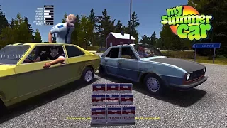 My Summer Car #54 | Nuevo Auto Azul, Zombis, Estrés, Ducha y Cigarros