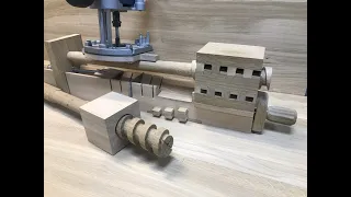 Приспособление для изготовления деревянной гайки./Tool for making  wood nut.