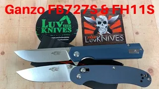 Ganzo Firebird FB727S & FH11S small knives / Includes Disassembly