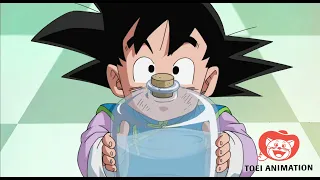 Goten gives a wedding gift to Videl HD