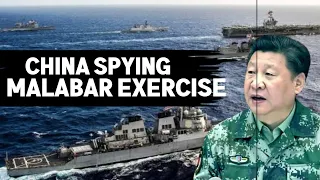 China spying QUAD Drill by 300Satelites :Quad Naval Technology exposed?