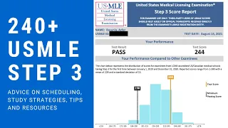 How I scored 240+ on USMLE Step 3 | Advice, Study strategies, Tips & Resources