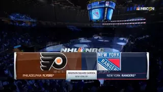 Playstation 4: NHL 18 - Philadelphia Flyers vs New York Rangers: True Broadcast Cam