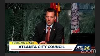 #Atlanta City Council Meeting: February 6, 2023 #atlpol