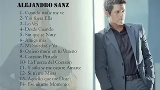 Alejandro Sanz Mix Románticas - Las canciones más escuchadas en 2021