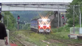 DD51 廃車回送　八雲駅通過