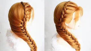 One Side Braid Hairstyles For Long Hair | New Hairstyle Girl