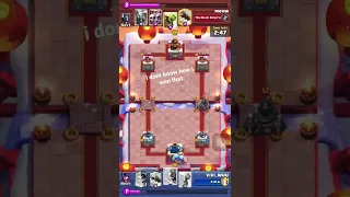 E-Giant, Mini-Pekka,E-Wiz deck VS Mega Knight, Dark prince, Tesla deck #clashroyale