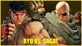 Ryu Matchup Guide vs. Sagat, SFV CE Ver. CE202203