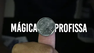 Um mágico profissional REVELOU essa mágica da MOEDA!