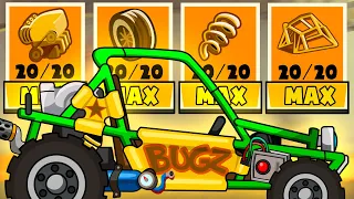 THE BEST CAR FOR A BEGINNER! IMPROVED THE BUGGY TO THE LIMIT! Hill Climb Racing 2