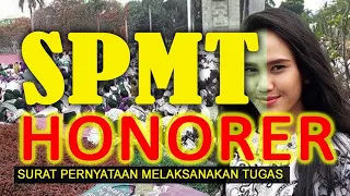 contoh SURAT PERNYATAAN MELAKSANAKAN TUGAS BAGI HONORER - SPMT 2021