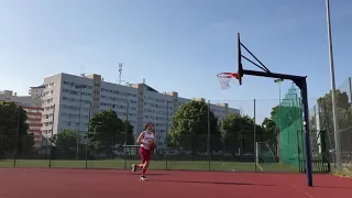 First dunk after 2nd ACL surgery