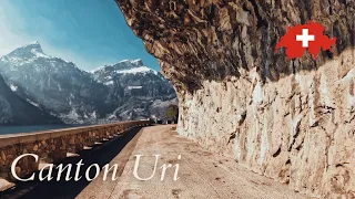 67. Driving in Switzerland 🇨🇭 [Canton Uri] Aldorf - Sisikon