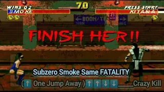 Make Fatality Easy 🤔 Part 3  Ultimate Mortal Kombat Trilogy ( Sega genesis Rom Hack )