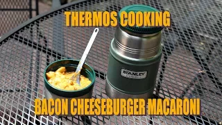 Thermos Cooking:  Bacon Cheeseburger Macaroni