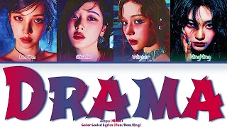 Aespa (에스파) ‘Drama’ Color Coded Lyrics (가사 Han/Rom/Eng)