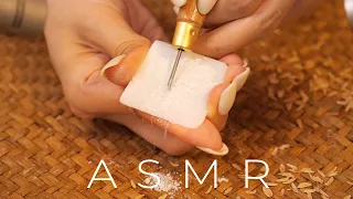 ASMR The Best Kind of Chalk Sounds | Tapping, Scratching, Carving etc (No Talking)