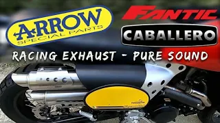 Fantic Caballero 500  PURE SOUND - Arrow racing exhaust