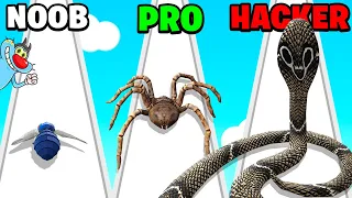 NOOB vs PRO vs HACKER vs | In Evolution Of Insect | With Oggy And Jack | Rock Indian Gamer |