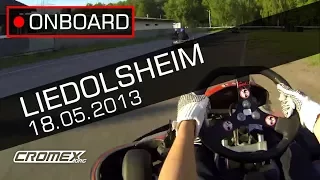 Kartbahn Liedolsheim 18.05.13 Onboard Cromex.org Racing