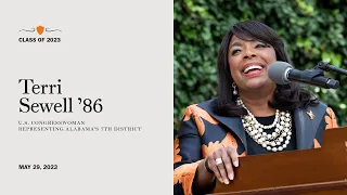 Congresswoman Terri Sewell '86 delivers Princeton's Class Day remarks