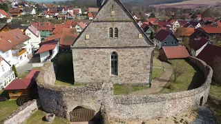 Bettenhausen ⛪ Rhönblick | DJI Mini 2 Footage | Wandern | Thüringen | Rhön | 4K