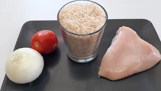 simple and delicious chicken breast with rice recipe, everyday simple recipe