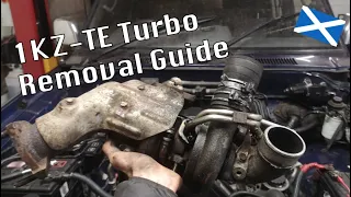 How To Remove the Turbo from a 1KZ-TE Engine on a Land Cruiser Prado