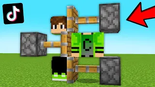 testei os TIKTOKS MAIS VIRAIS do minecraft para VER SE FUNCIONAM - O FILME