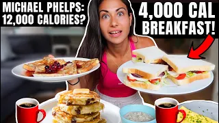 I ATE LIKE MICHAEL PHELPS | He ate 12,000 calories a day??!