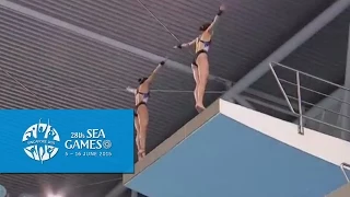 Aquatics Diving Synchronised Platform Finals (Women) Day 2 | 28th SEA Games Singapore 2015