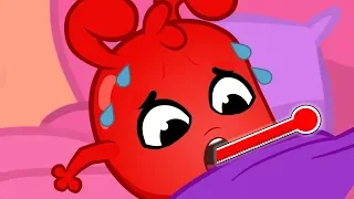 Morphle Is SICK! 🤢 - My Magic Pet Morphle |  Funny Cartoons for Kids | Moonbug TV