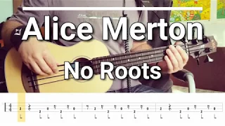 Alice Merton - No Roots (Ukulele Bass Cover) Tabs