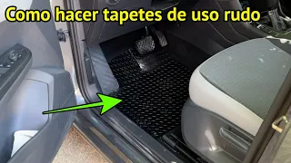 Como hacer tapetes de uso rudo para tu coche o camioneta (Taos 2023)