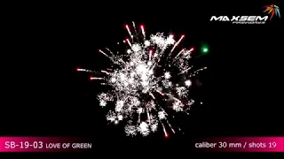 Maxsem Fireworks SB-19-03 LOVE OF GREEN