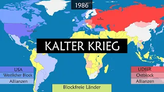 Der Kalte Krieg - Zusammenfassung auf einer Karte