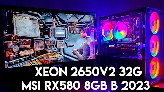 Игровой компьютер X79 / Xeon 2650v2 /MSI RX580 8gb / NVME500gb 600w