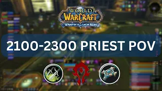 Wotlk Classic Arena 2V2 - Disc Priest/Rogue (2100-2300MMR) - Priest POV