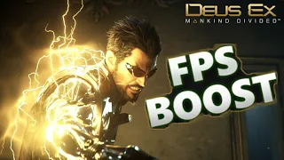 Deus Ex Mankind Divided on Xbox Series X with 60 FPS Boost