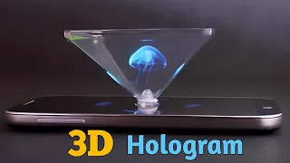 How to make 3d hologram with transparent sheet #experiment #youtube