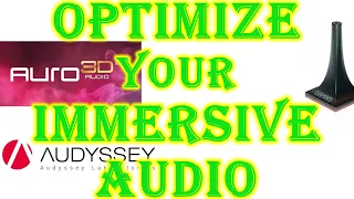 Optimize your Immersive Audio: Atmos and Auro 3D calibration for Mac/PC using Audyssey measurements!